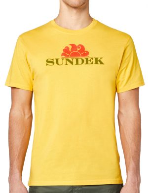 Da Hobby Sport Sundek-T-Shirt Giallo