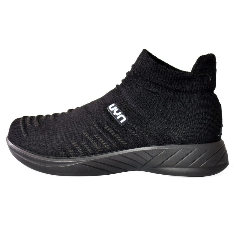 Da Hobby Sport Roma scarpa calzino uomo UYN nera con suola nera